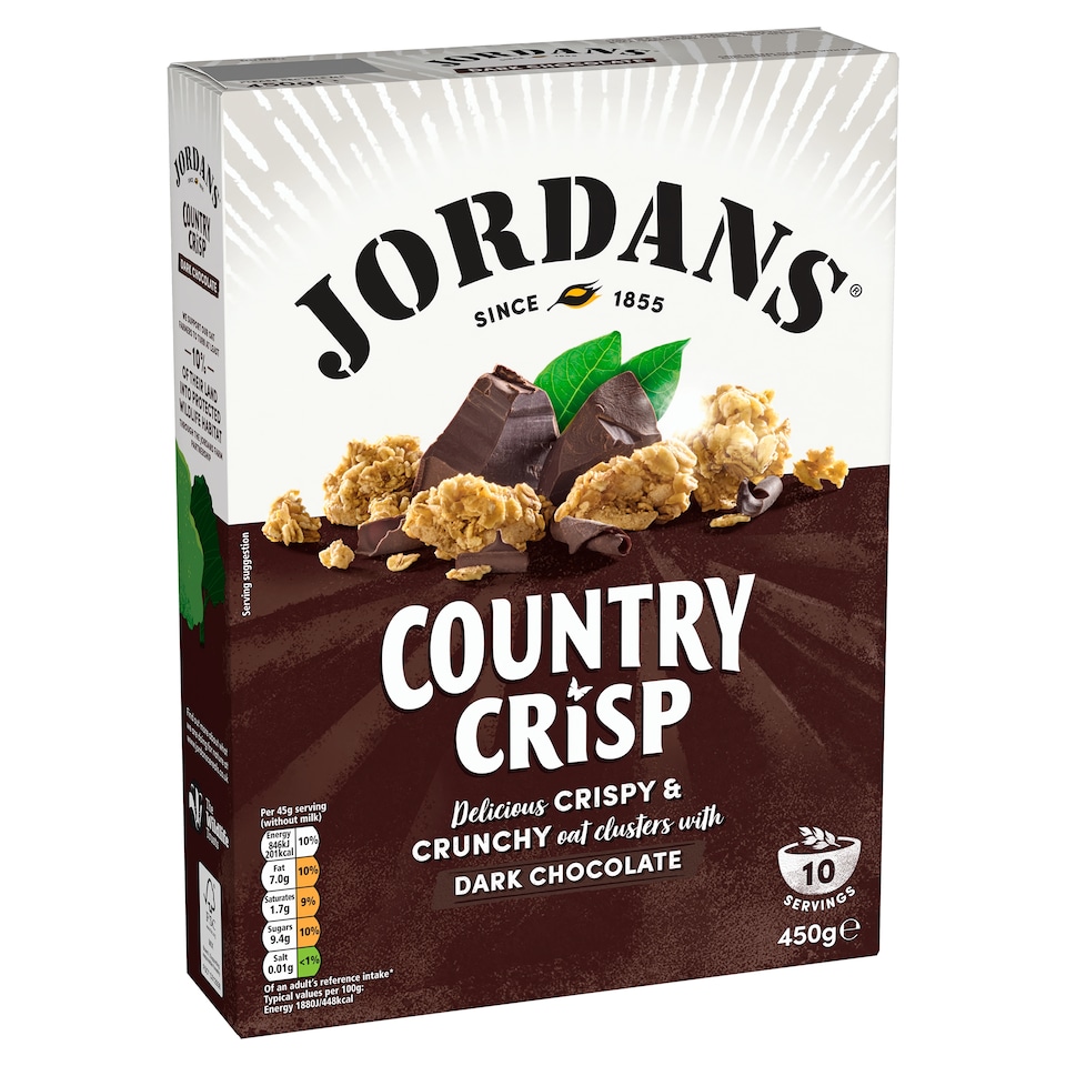 image 1 of Jordans Country Crisp Dark Chocolate Cereal 450g
