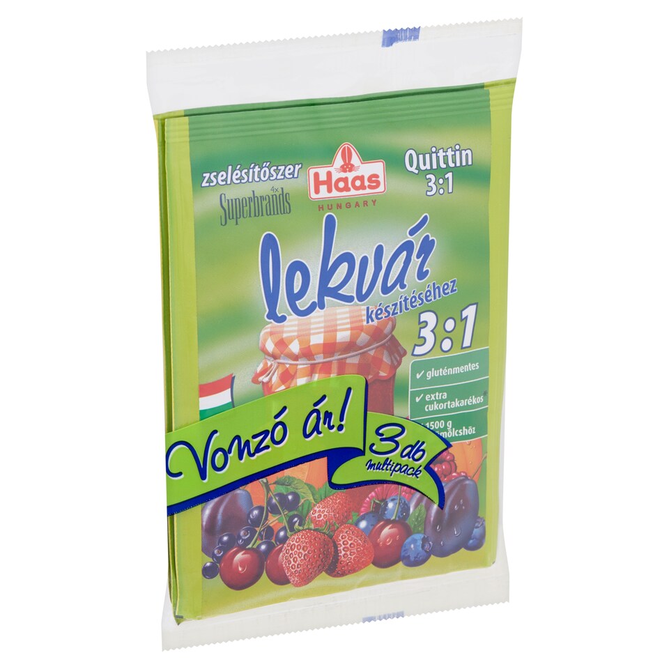 image 1 of Haas Quittin 3:1 Jelly for Jam 3 x 25 g
