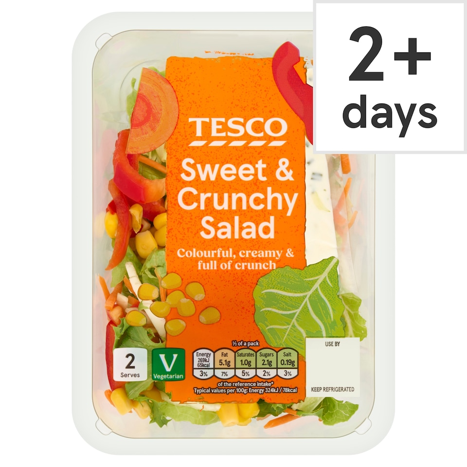 Tesco Sweet & Crunchy Salad Bowl 165g