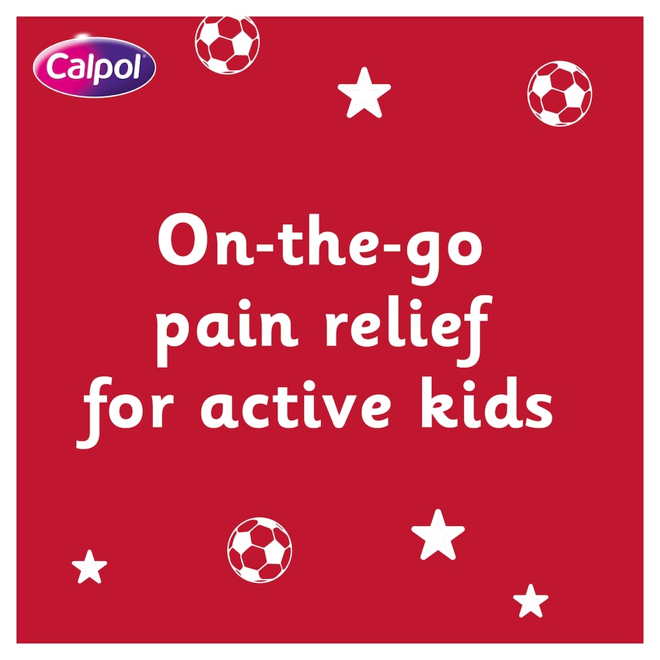 image 1 of Calpol SixPlus Fastmelts Paracetamol Fever & Pain Relief - Strawberry 24s