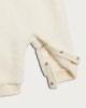image 5 of F&F Curtis The Dog Baby 2-Piece Fleece Dungarees and Bodysuit Set in White