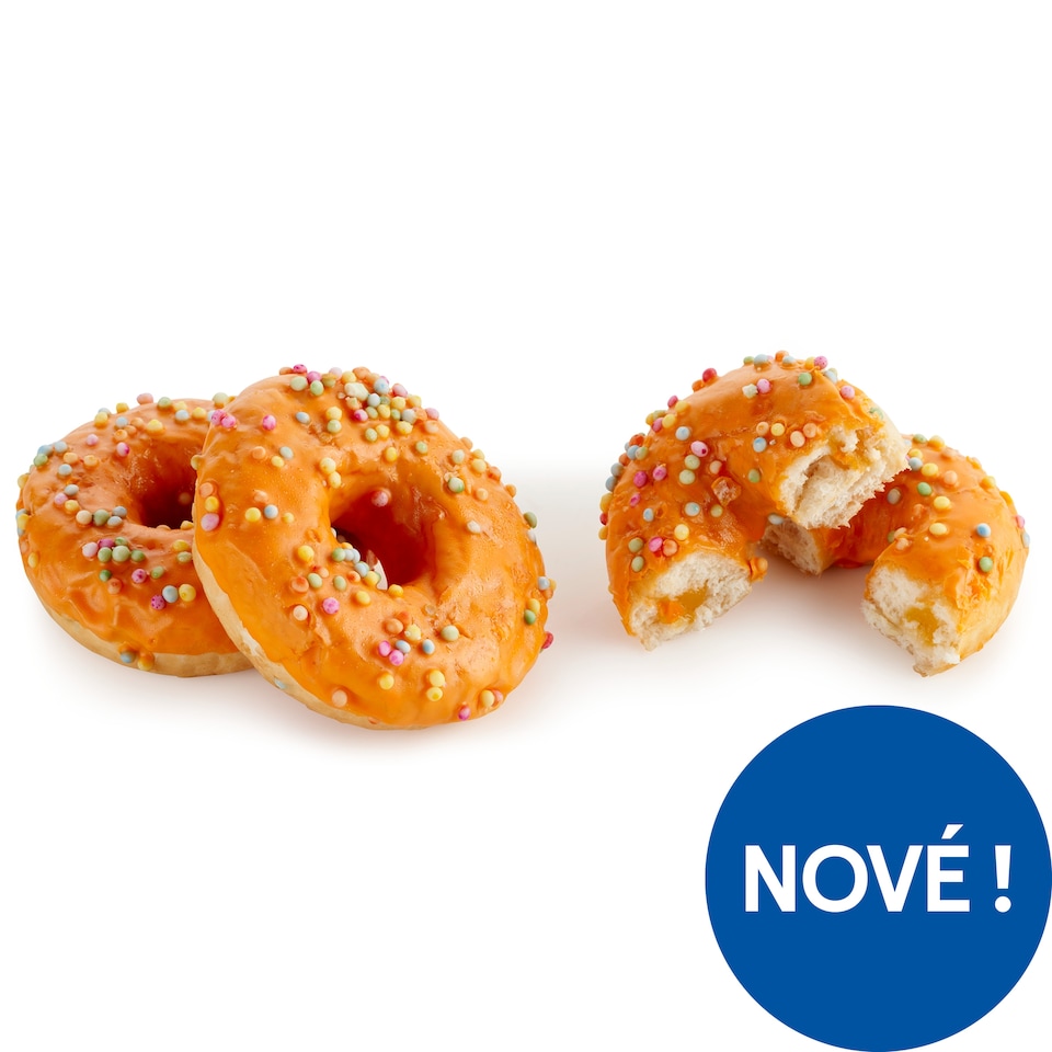 Donut s maracujovou náplní 68g