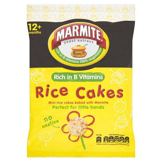 Marmite Toddler Rice Cake 40G Tesco Groceries