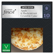 Tesco Finest Limited Edition Apple & Blackcurrant Crumble Cake 10 Servings