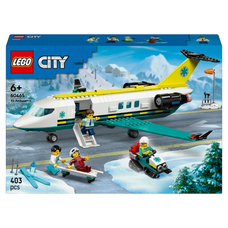 image 1 of LEGO City 60465 Emergency Air Ambulance Airplane