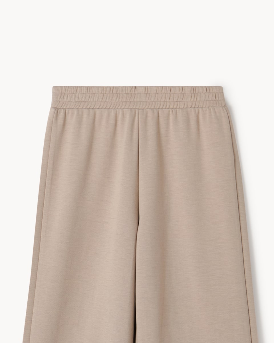 image 1 of F&F Girls 2-Piece Bow Top and Trousers Set in Neutral