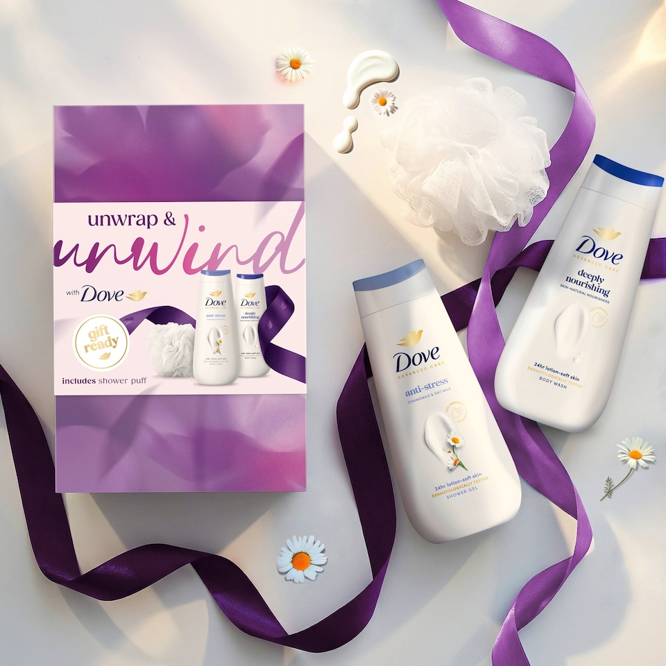image 1 of Dove Unwind Bodywash Collection Gift Set