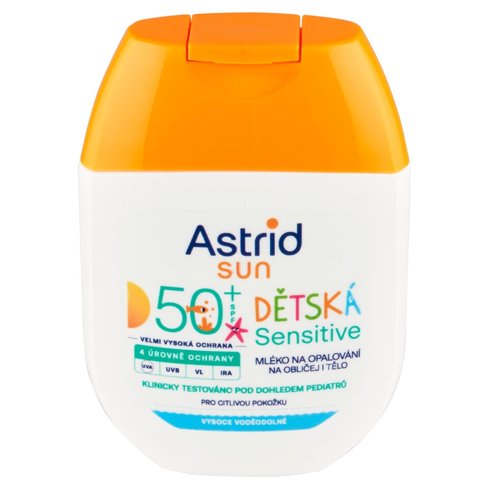 image 1 of Astrid Sun Sensitive detské mlieko na opaľovanie SPF 50+ 60 ml
