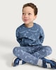 image 2 of F&F Boys Dinosaur Print Sweatshirt in Blue