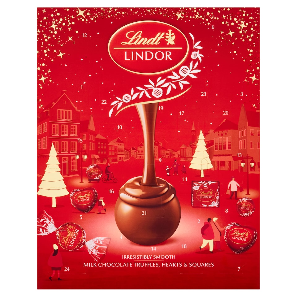 image 1 of Lindt Lindor Milk Advent Calendar 235g