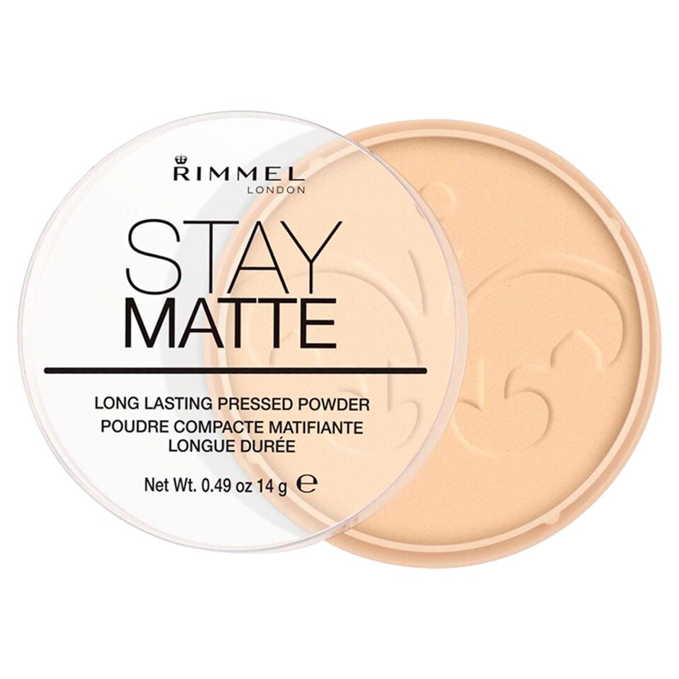 image 1 of Rimmel New Stay Matte Pressed Powder Transparen