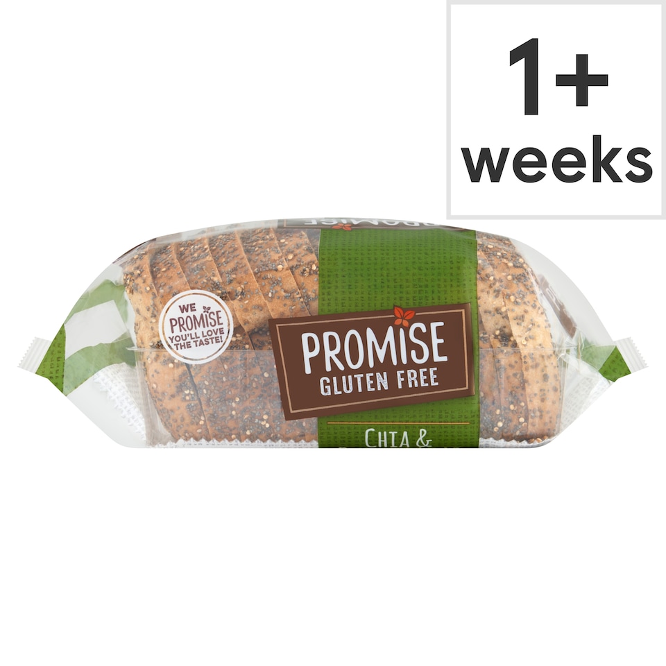 Promise Gluten Free Chia & Quinoa Sliced Bread Loaf 480g