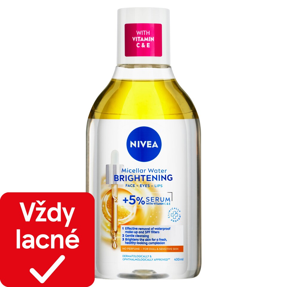 obrázok 1 z Nivea Brightening Rozjasňujúca dvojfázová micelárna voda 400 ml