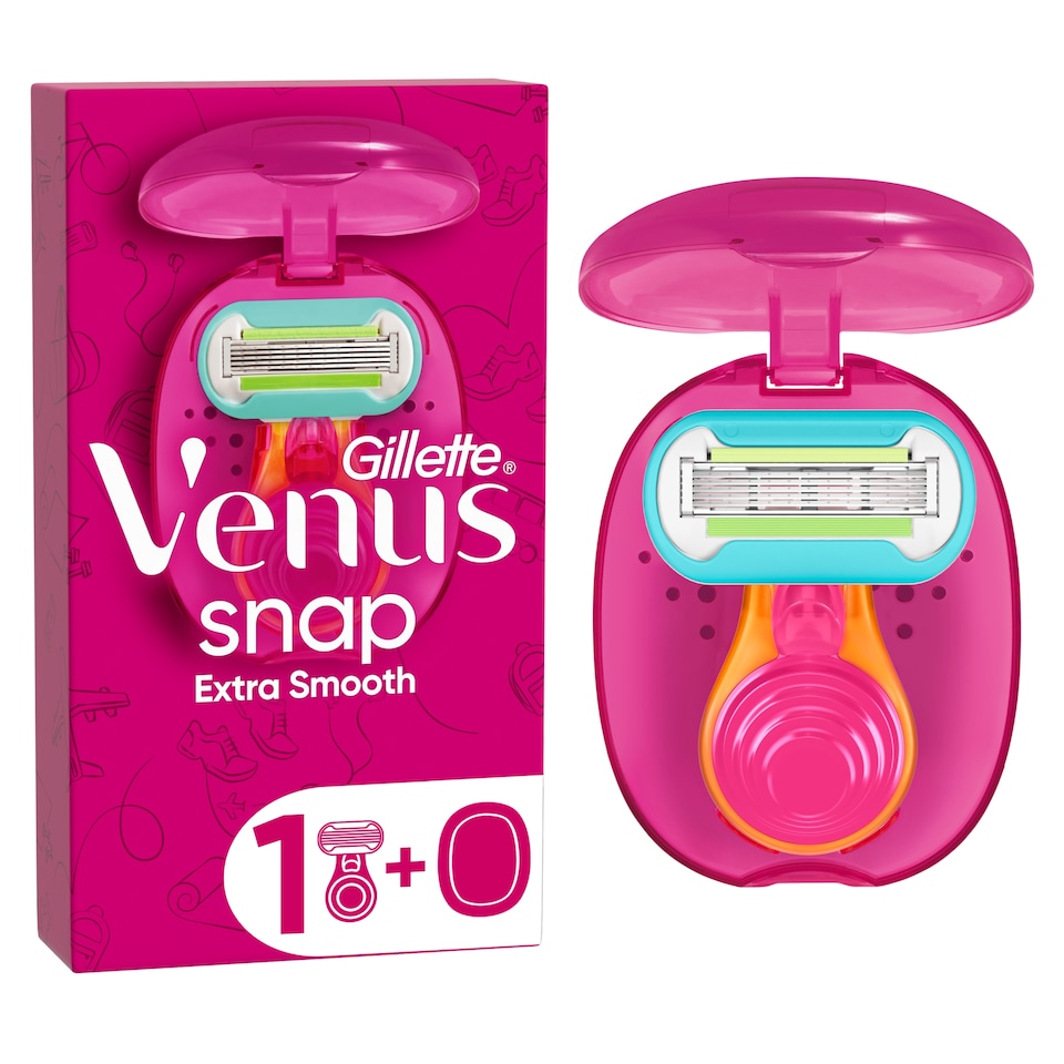 image 1 of Gillette Venus Snap Extra Smooth Women's Travel Razor