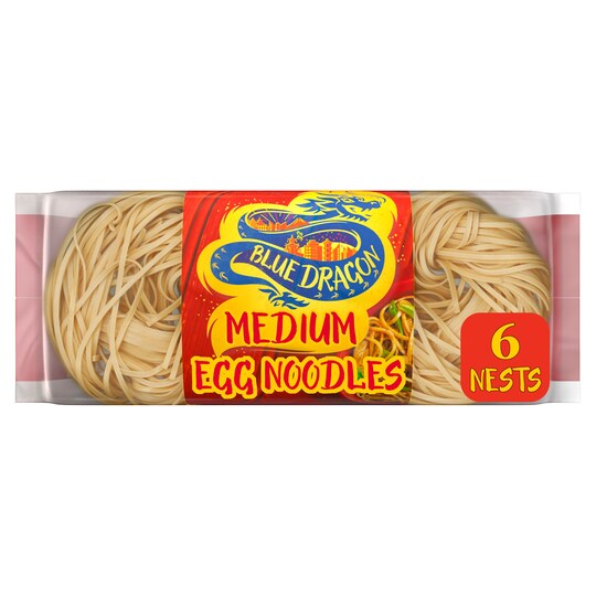 Blue Dragon Medium Egg Noodles 300G Tesco Groceries