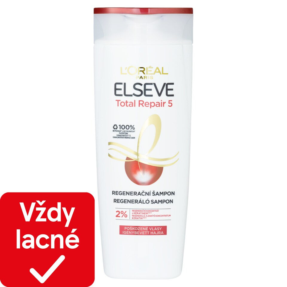 ĽOréal Paris Elseve Total Repair 5 shampoo, 400 ml