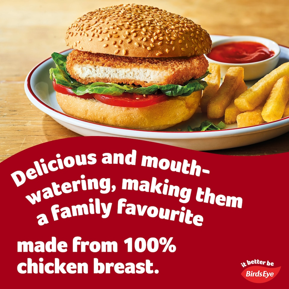 image 1 of Birds Eye 4 Chicken Burgers 200G