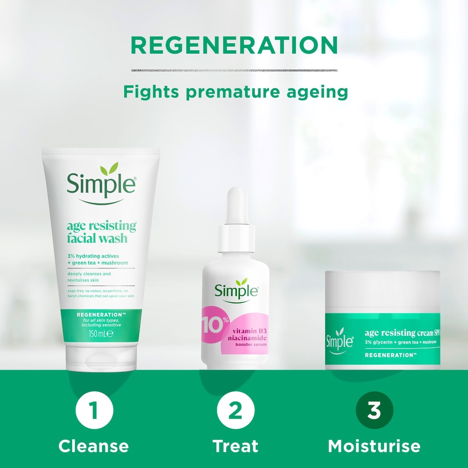 image 1 of Simple Age Resisting Cream Moisturiser SPF 15 50ml