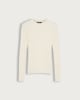 image 3 of F&F Ribbed Knit Crew Neck Jumper in Cream