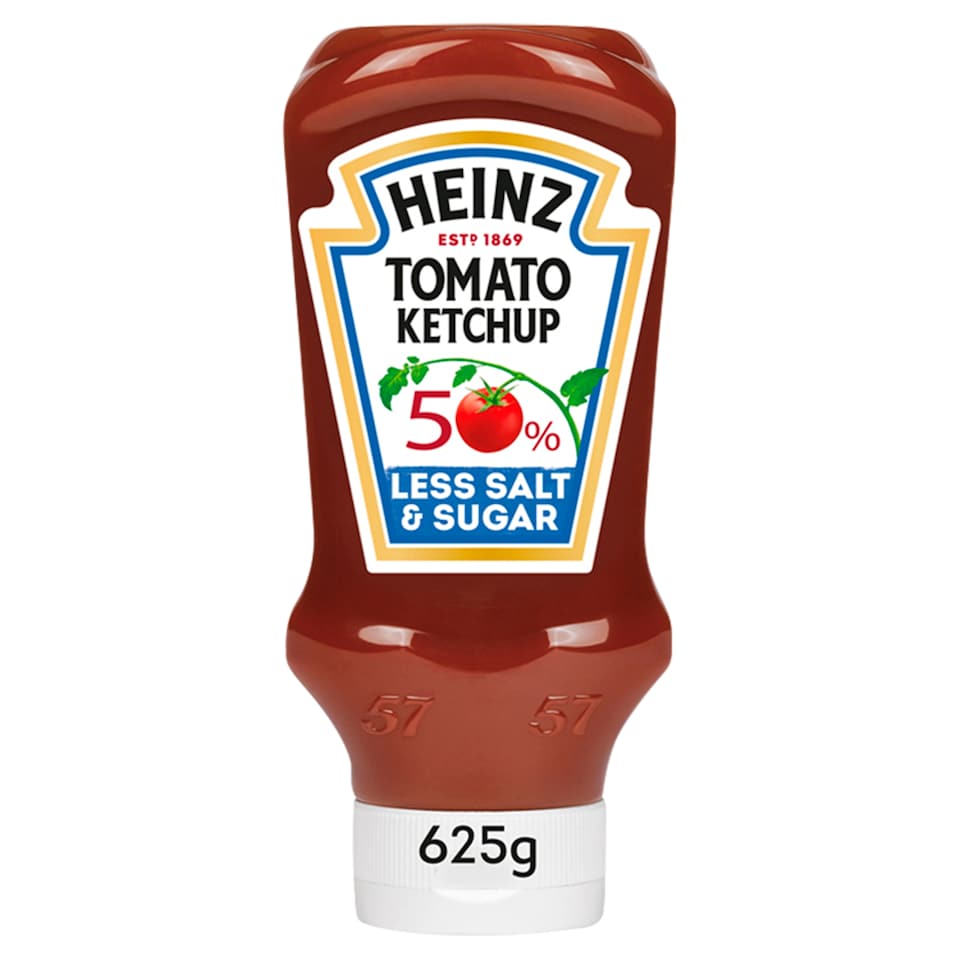 image 1 of Heinz Tomato Ketchup 50% Less Salt And Sugar 625G