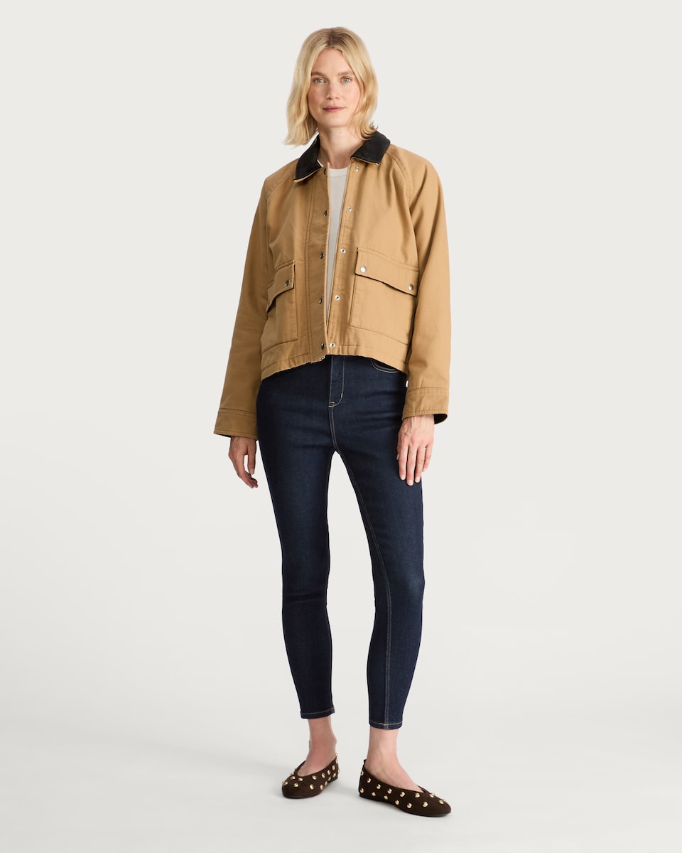 image 1 of F&F Contour Skinny Jeans in Navy