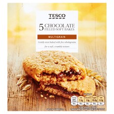 Tesco 5 Chocolate Filled Soft Bakes 250G