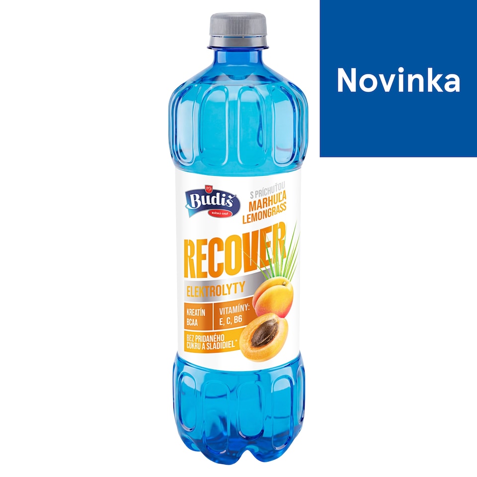 Budiš Recover s príchuťou marhuľa lemongrass 0,75 l