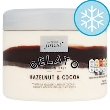 Tesco Finest Hazelnut and Cocoa Gelato 480ml