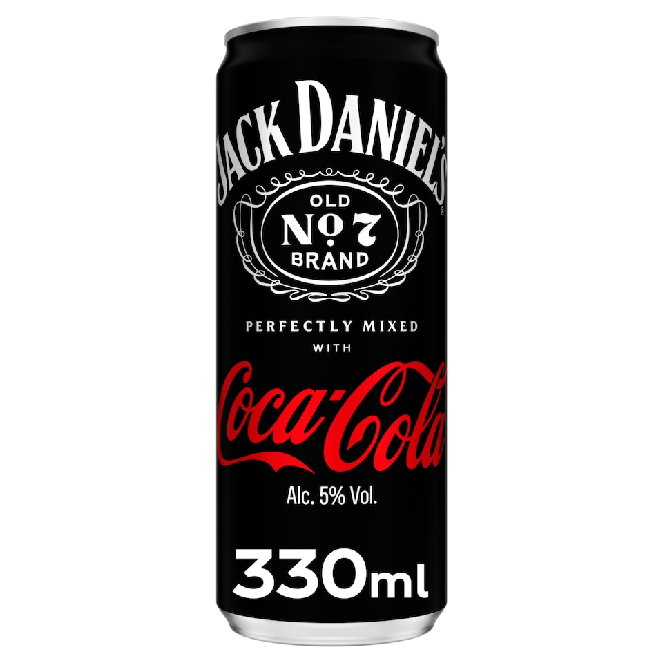 image 1 of Jack Daniel's Whiskey & Coca-Cola 330Ml