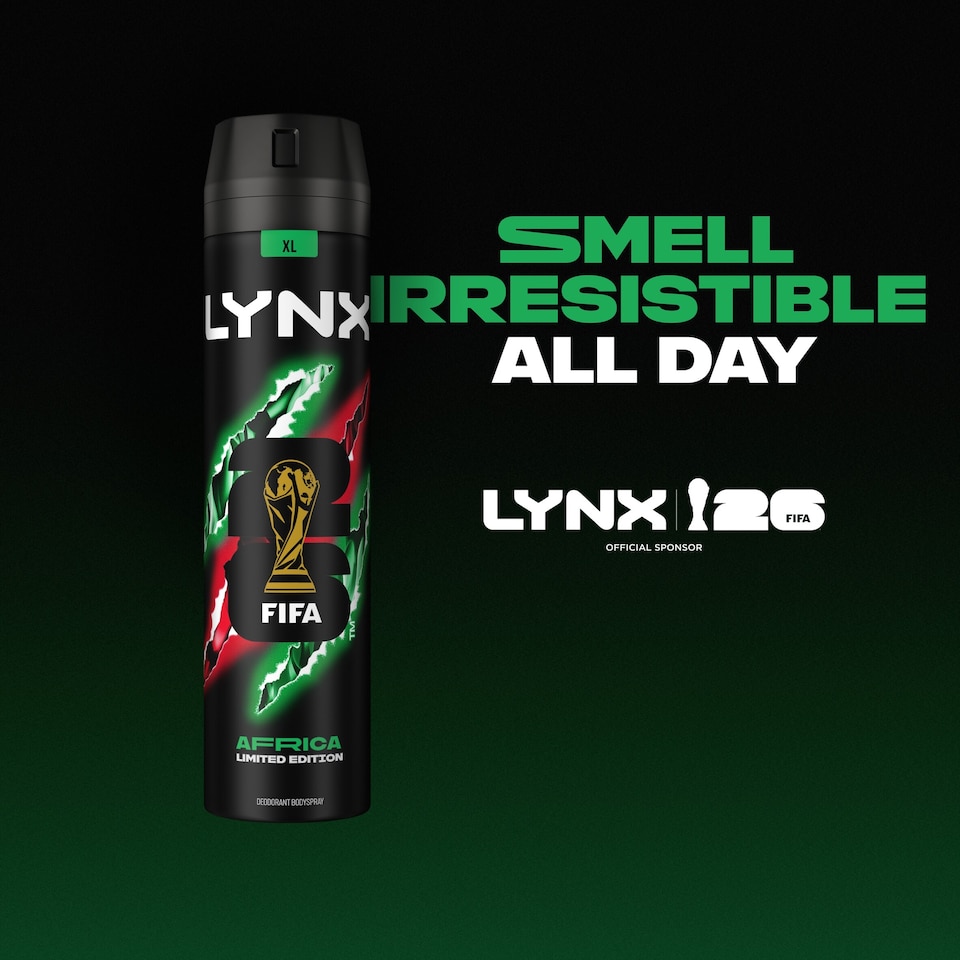 image 1 of Lynx Africa 48h Deodorant Bodyspray for Men 250ml