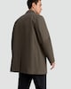 image 3 of F&F Single Breasted Shower Resistant Overcoat in Khaki