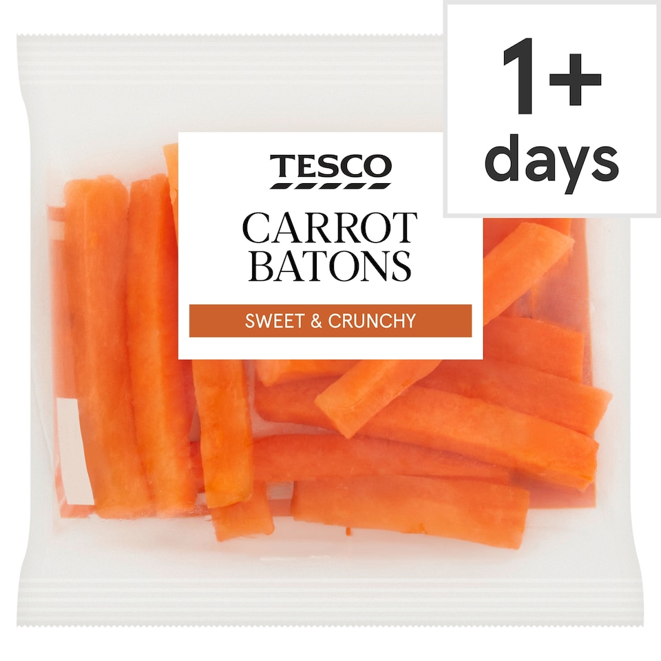 Tesco Carrot Batons Snack Pack 80g