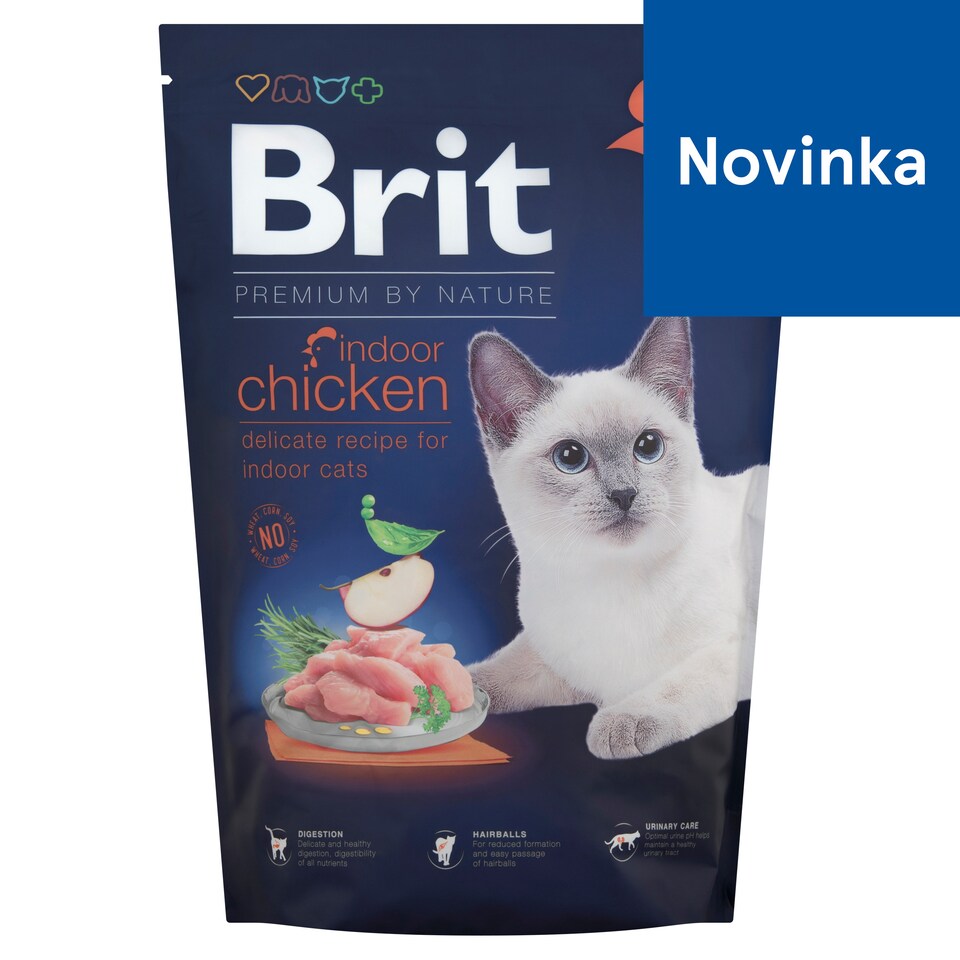 image 1 of Brit Premium by Nature Cat Indoor Chicken Complete Cat Food 1.5 kg