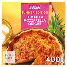 Tesco Tomato & Mozzarella Quiche 400G
