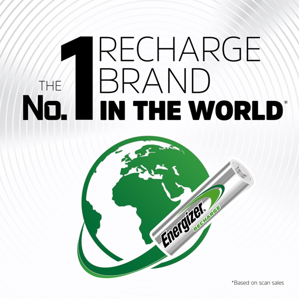 image 1 of Energizer Power Plus AA 4 Pack Rechargeable Batteries