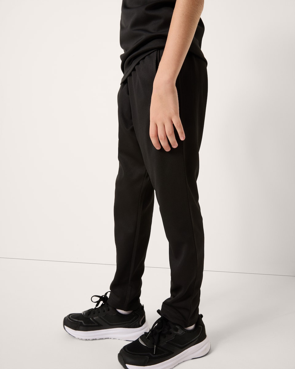 image 1 of F&F Boys School Slim Fit Joggers in Black