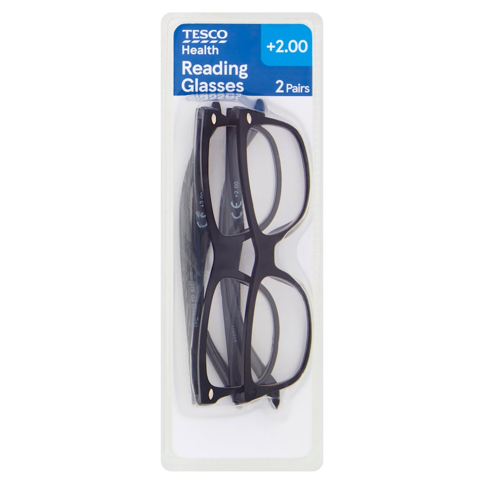 image 1 of Tesco Health Reading Glasses Twin Pack 2.0