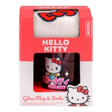 Hello Kitty Glass Mug & Socks