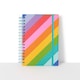 image 2 of Paperchase A5 Rainbow Notebook