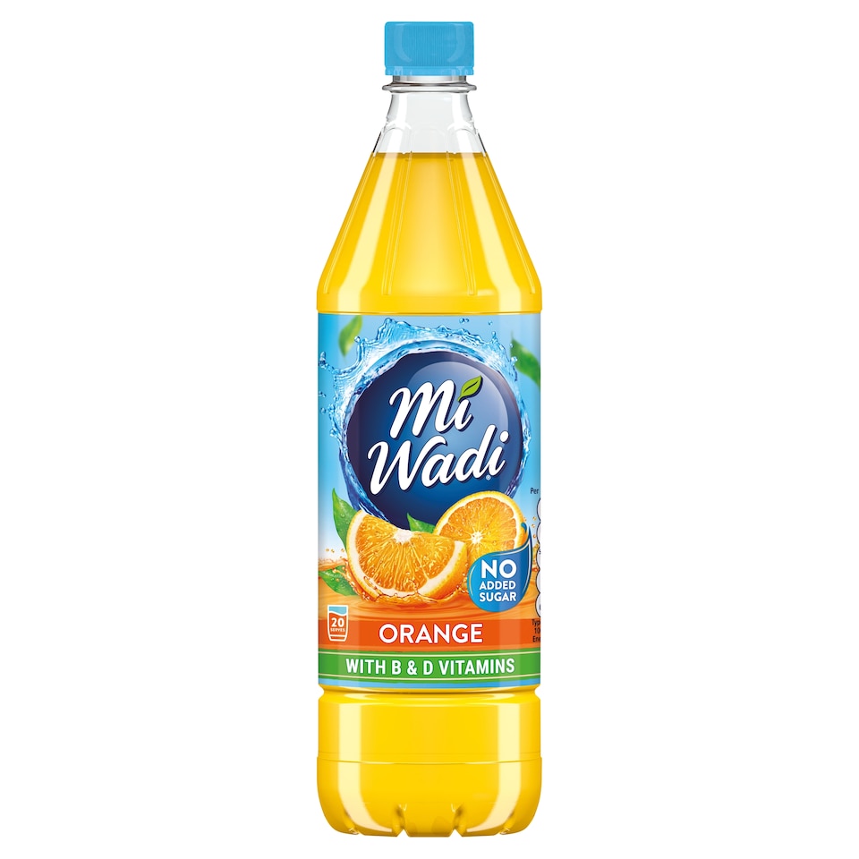 Mi Wadi No Added Sugar Orange 1Ltr