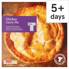 Tasty Foods Chicken Curry Pie 500g