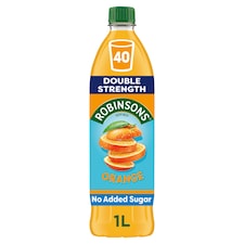 Robinsons Double Strength Orange No Added Sugar Squash 1L