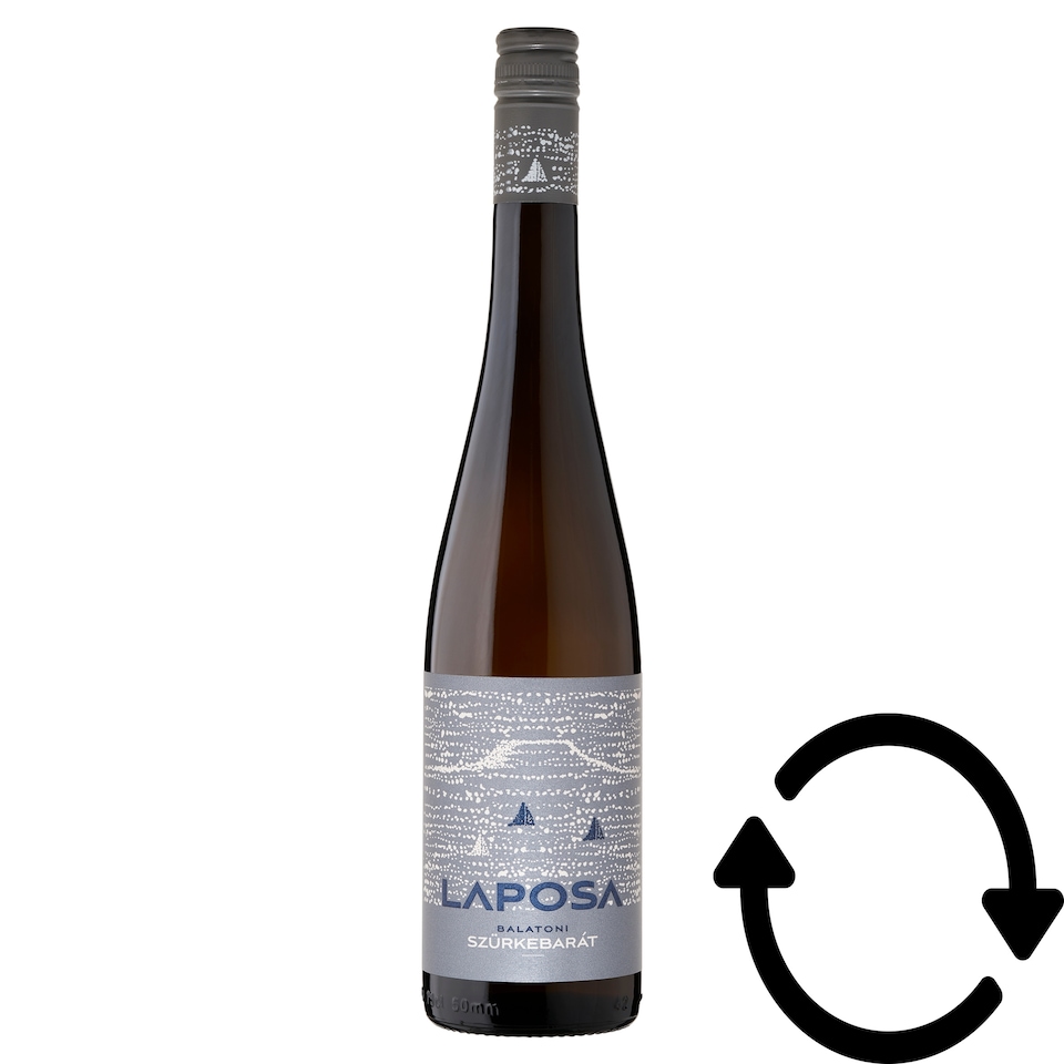 Laposa Balatoni Szürkebarát száraz fehérbor 12,5% 75 cl