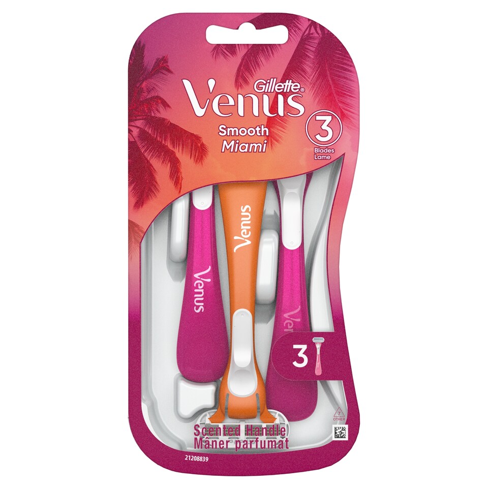 image 1 of Venus Smooth Miami jednorazové holiace strojčeky, balenie 3 