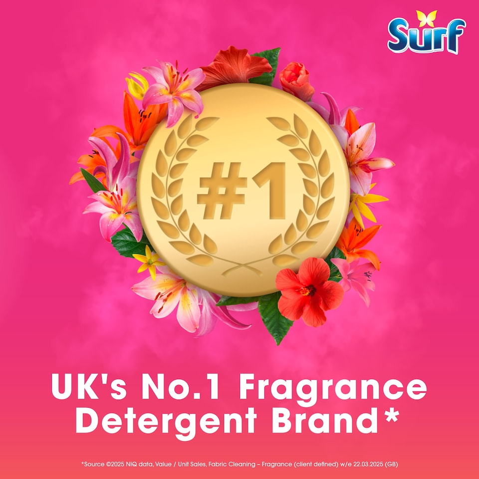 image 1 of Surf 3 in 1 Tropical Lily Washing Capsules 51 Washes 882g