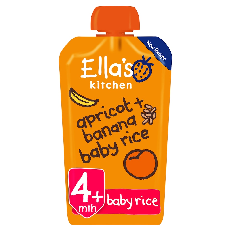 Ella's Kitchen Banana & Apricot Baby Rice 120G