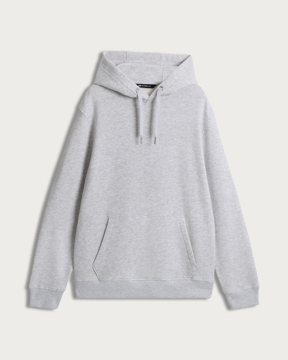 image 1 of F&F Active EVERYHOUR Regular Fit Drawstring Hoodie in Grey Marl