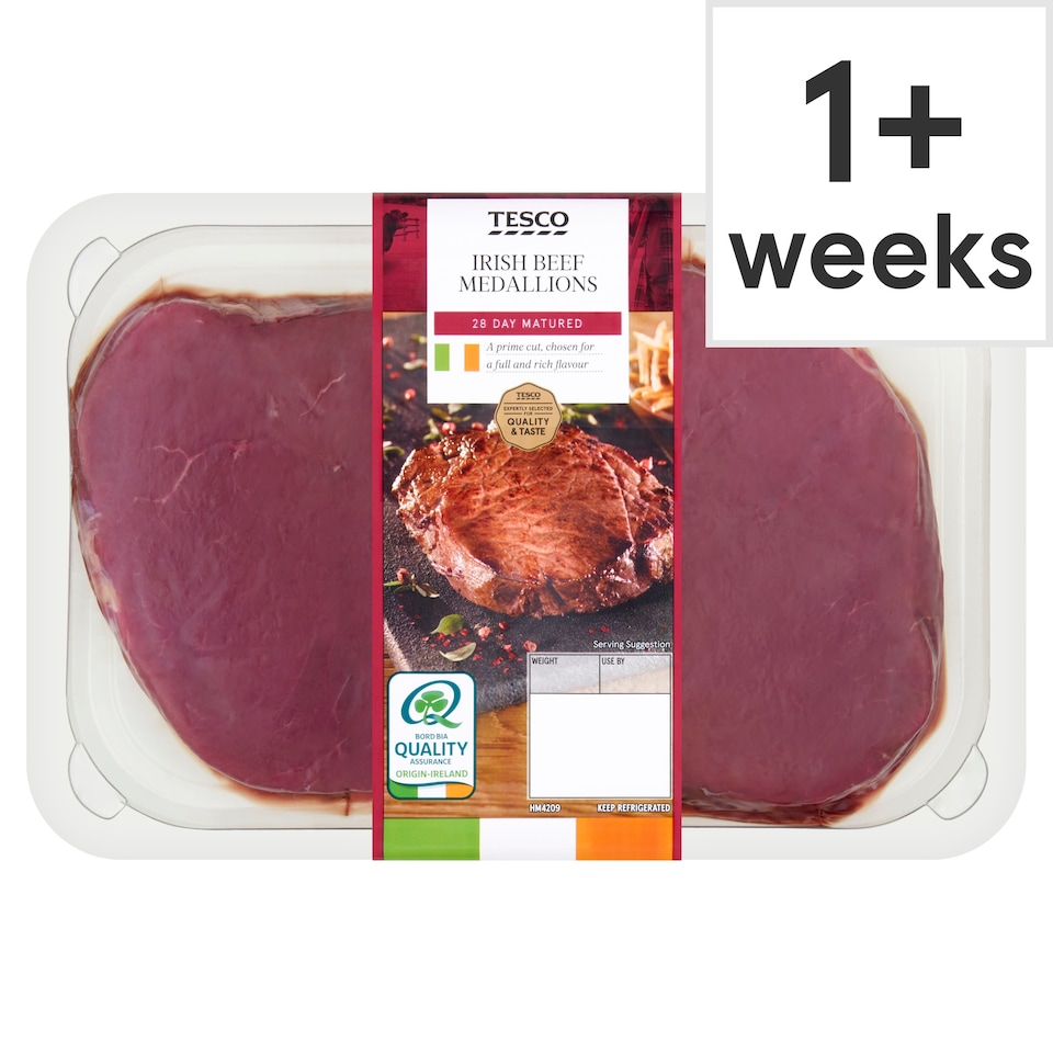 Tesco Irish Beef Medallion 381G