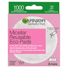 Garnier Micellar Make Up Remover Eco Pads 3Pack