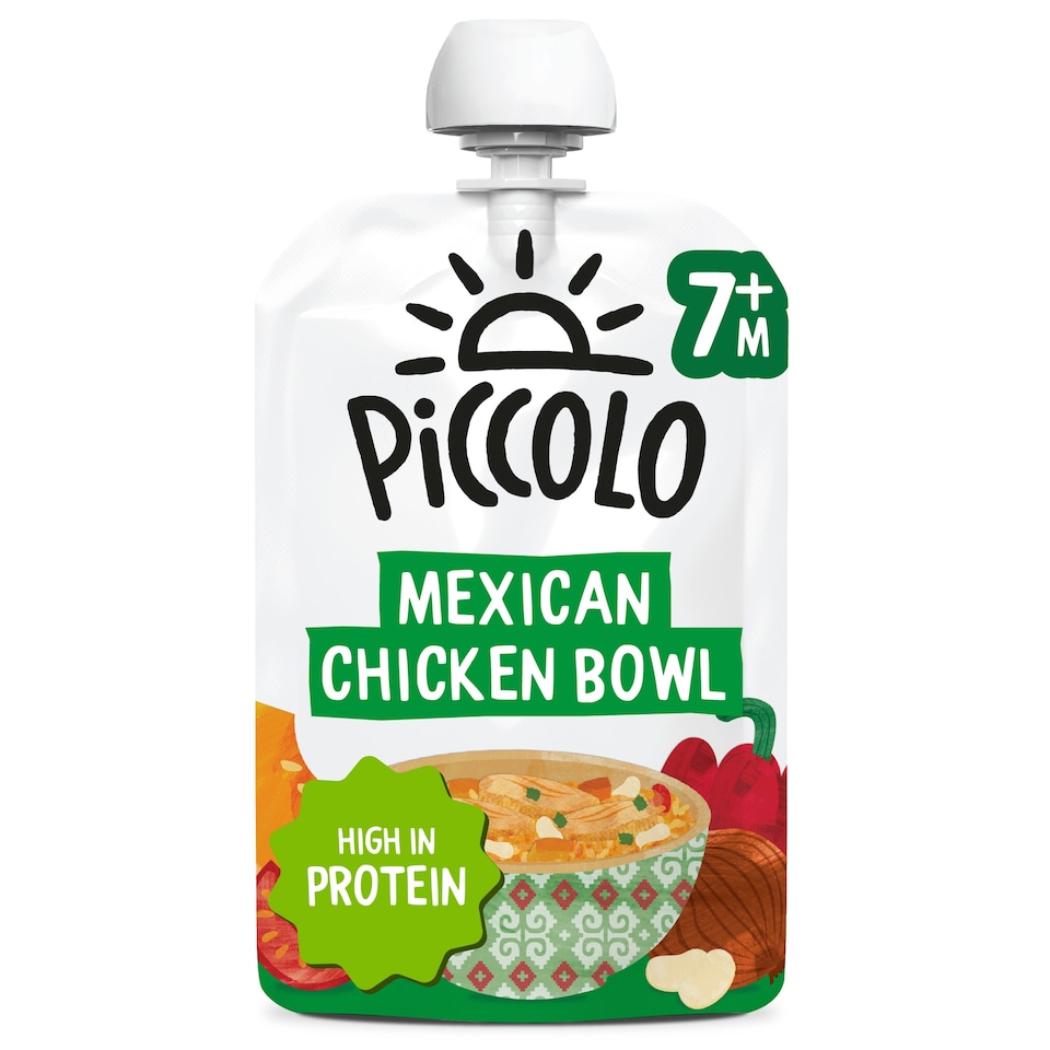 Piccolo Baby Organic Mexican Chicken Bowl 130g